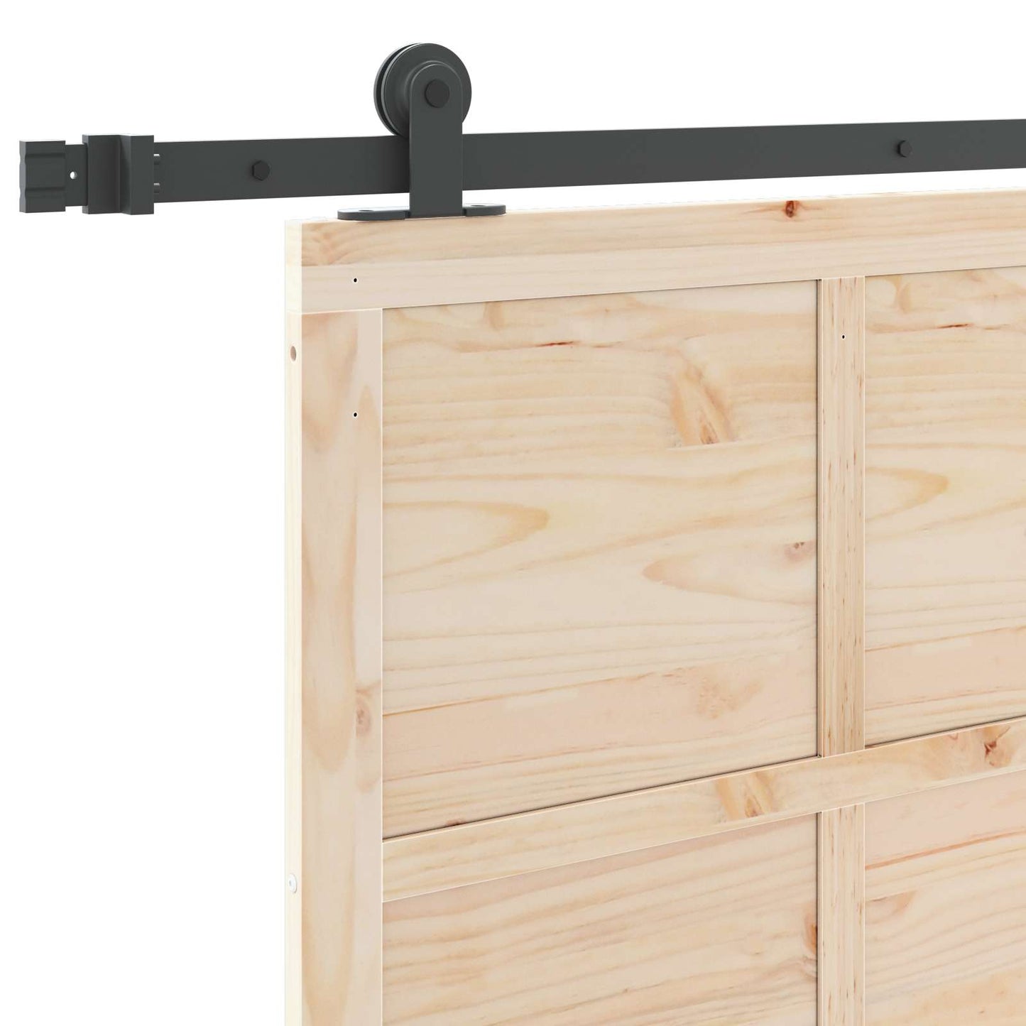 Porta scorrevole Naturale 100 x 208 cm Legno Massello di Pino | homemem39