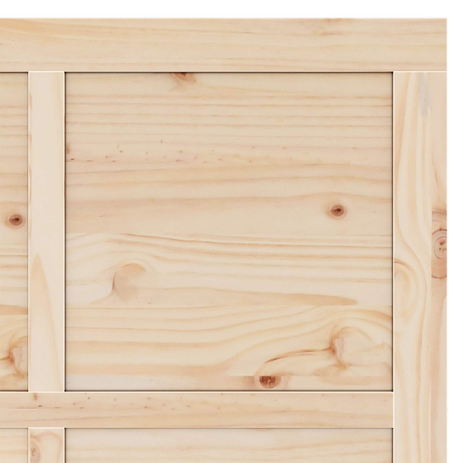 Porta scorrevole Naturale 90 x 208 cm Legno Massello di Pino | homemem39