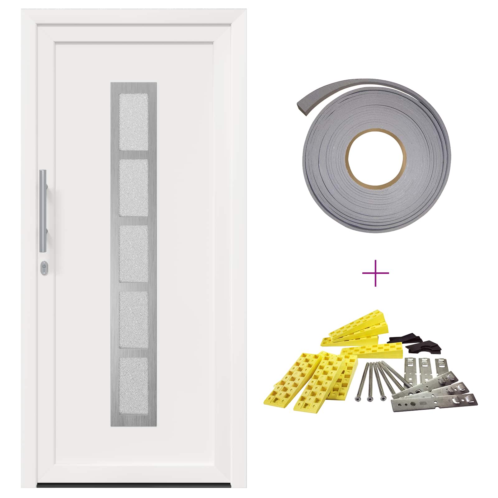 Porta Frontale Bianco 88 x 200 cm PVC | homemem39
