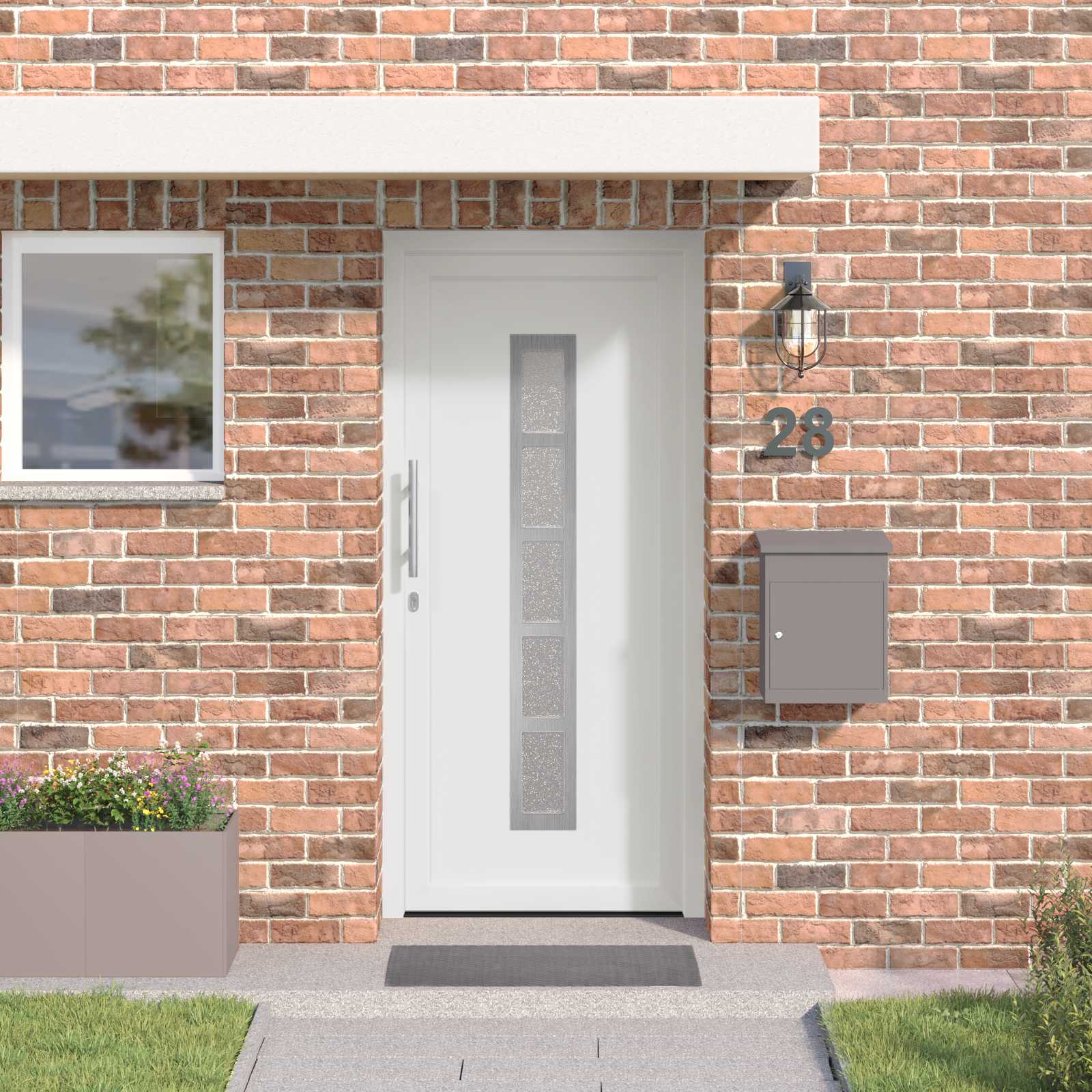 Porta Frontale Bianco 98 x 200 cm PVC | homemem39
