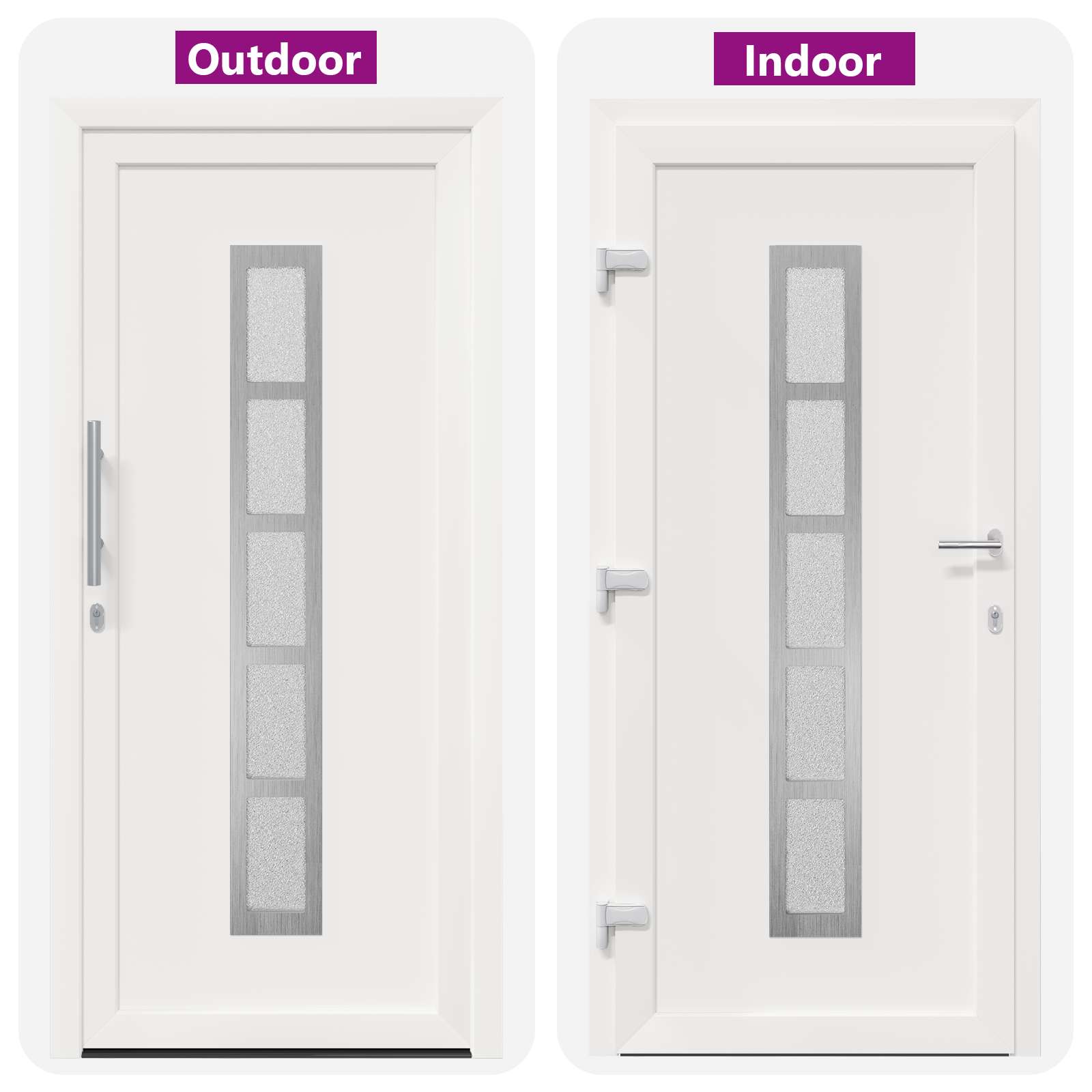 Porta Frontale Bianco 98 x 200 cm PVC | homemem39
