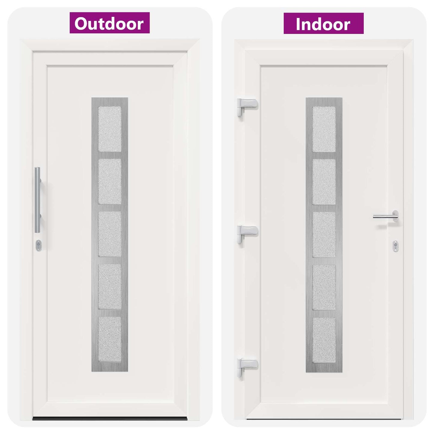 Porta Frontale Bianco 108 x 208 cm PVC | homemem39