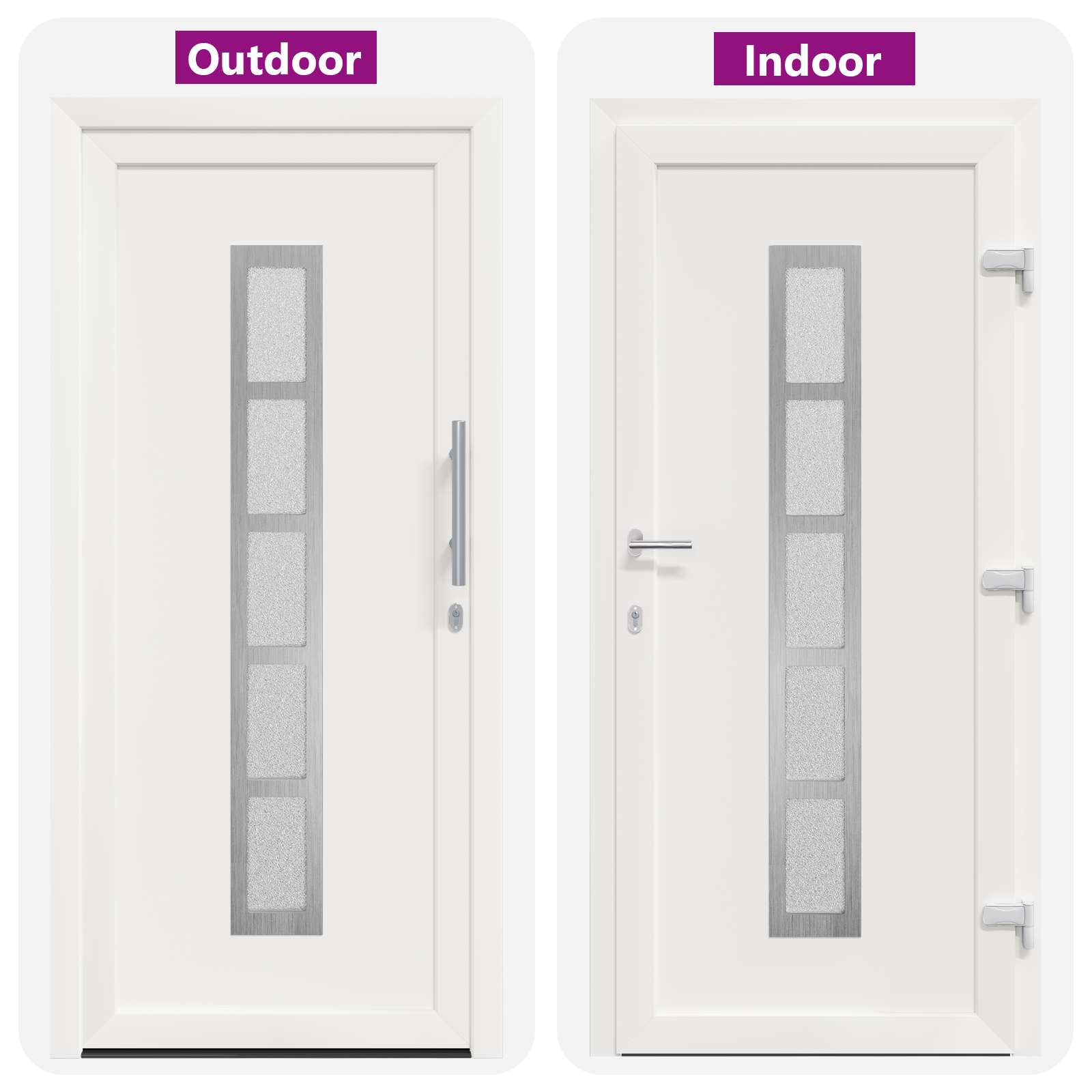 Porta Frontale Bianco 98 x 200 cm PVC | homemem39