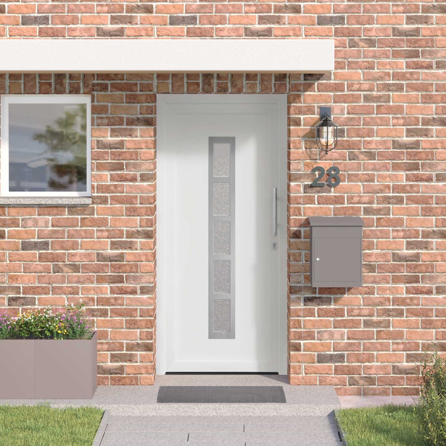 Porta Frontale Bianco 98 x 208 cm PVC | homemem39