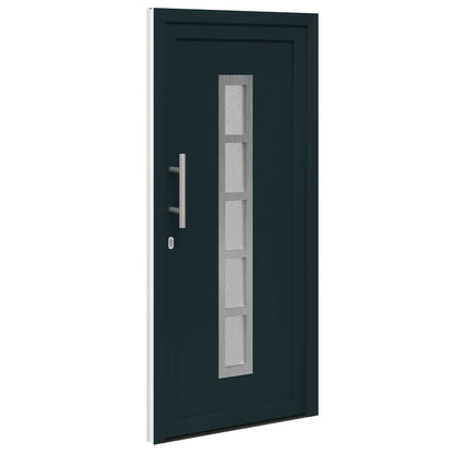 Porta Frontale Antracite 98 x 200 cm PVC | homemem39