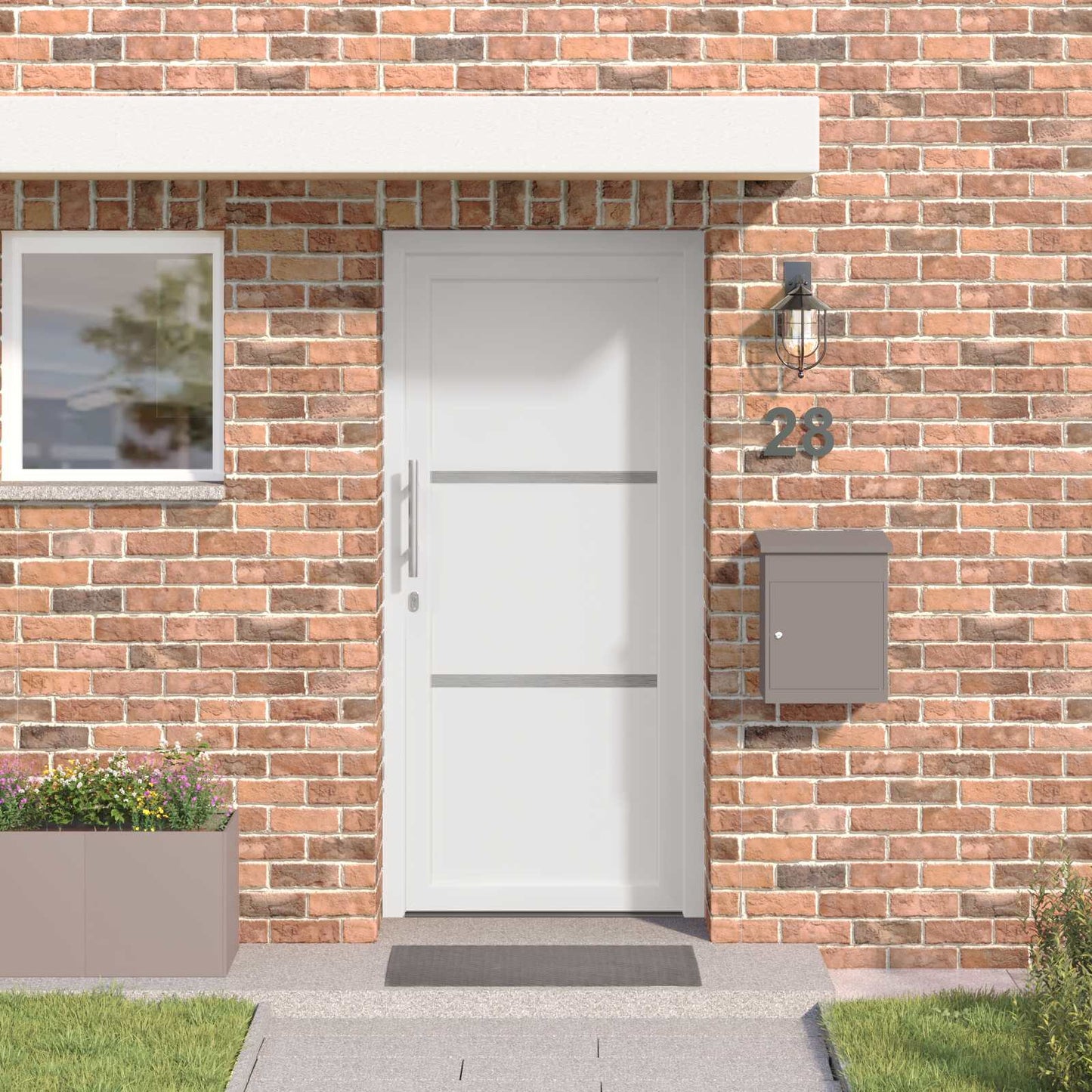 Porta Frontale Bianco 88 x 200 cm PVC | homemem39