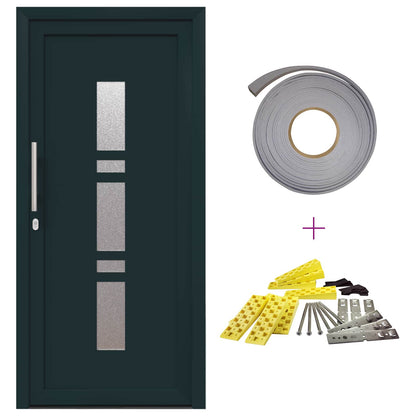 Porta Frontale Antracite 98 x 200 cm PVC | homemem39