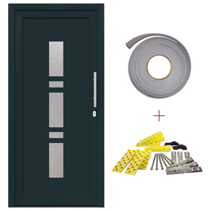 Porta Frontale Antracite 108 x 208 cm PVC