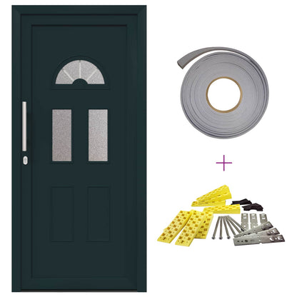 Porta Frontale Antracite 98 x 208 cm PVC | homemem39