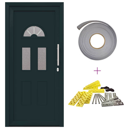 Porta Frontale Antracite 110 x 210 cm PVC