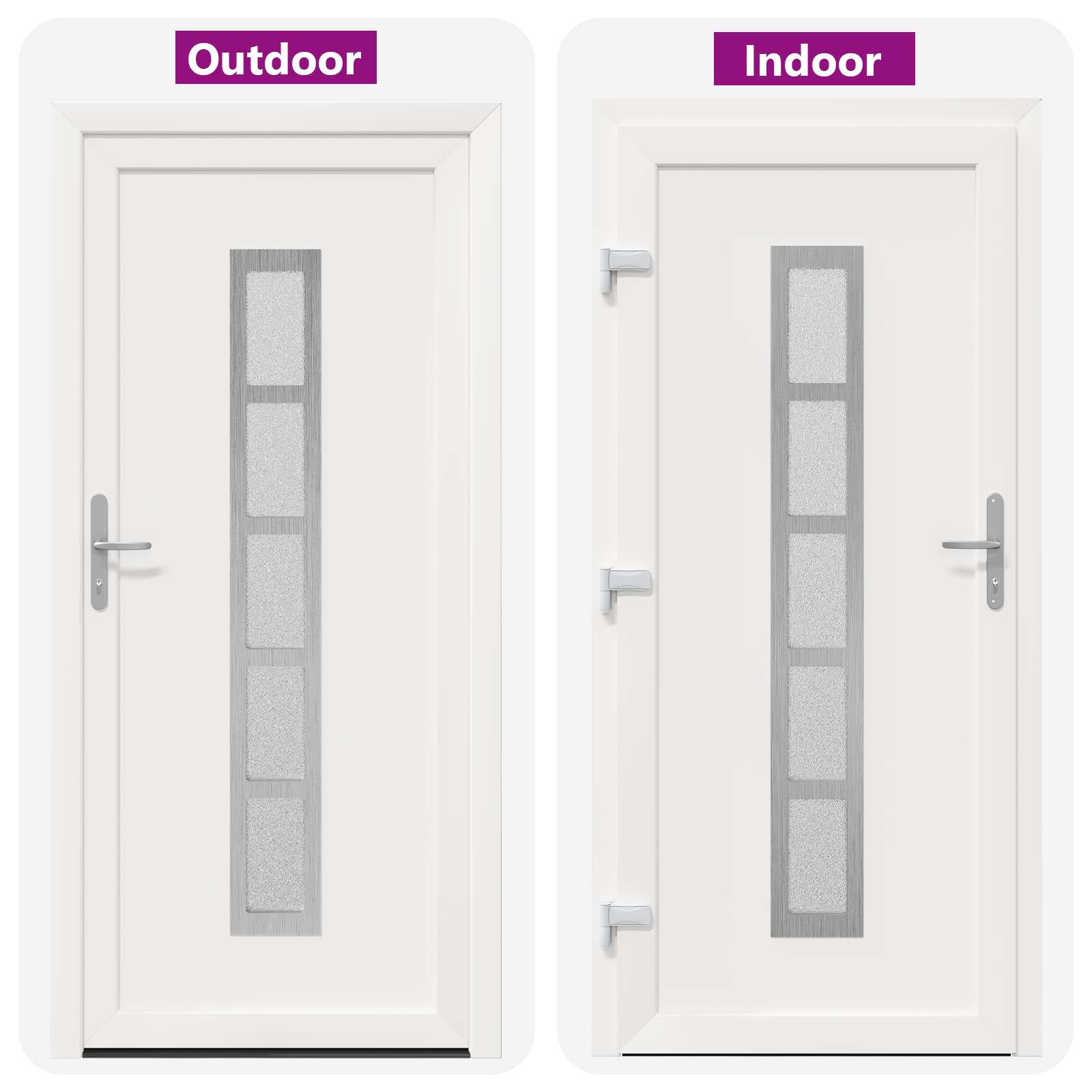 Porta Frontale Bianco 98 x 200 cm PVC | homemem39