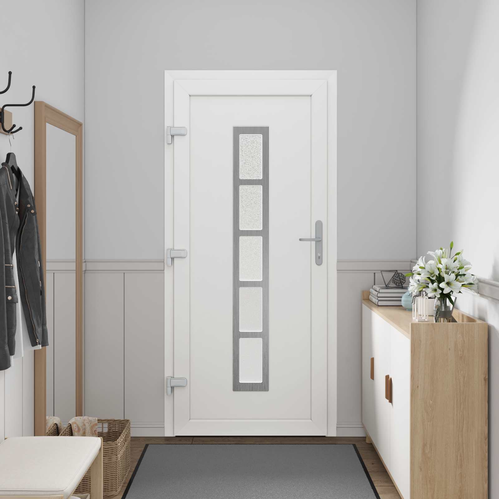 Porta Frontale Bianco 98 x 208 cm PVC | homemem39