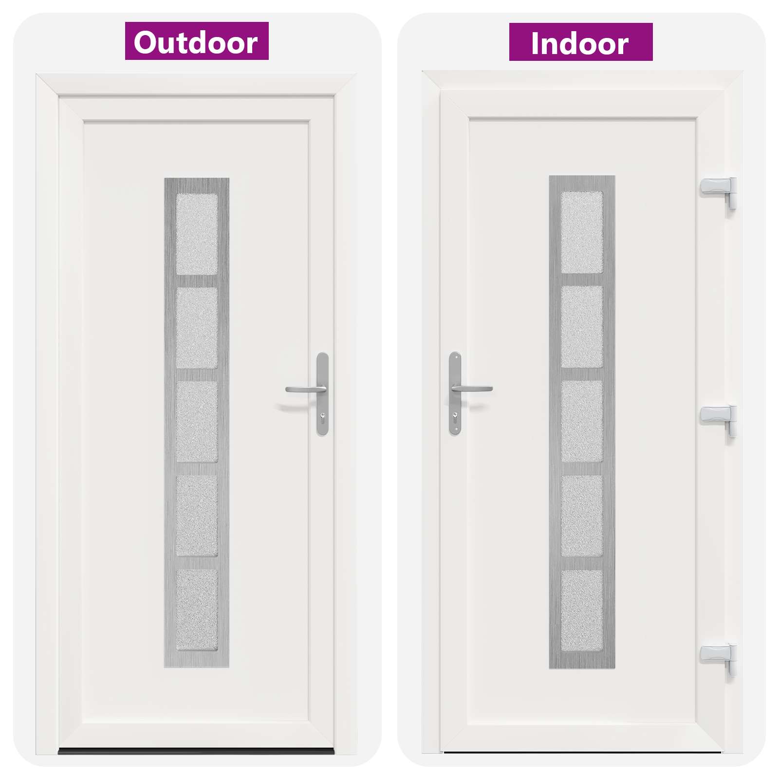 Porta Frontale Bianco 108 x 208 cm PVC | homemem39