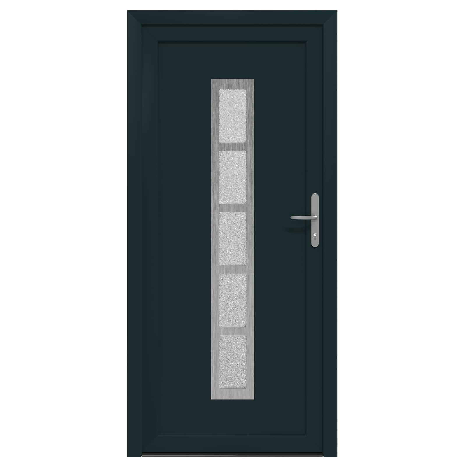 Porta Frontale Antracite 108 x 208 cm PVC | homemem39