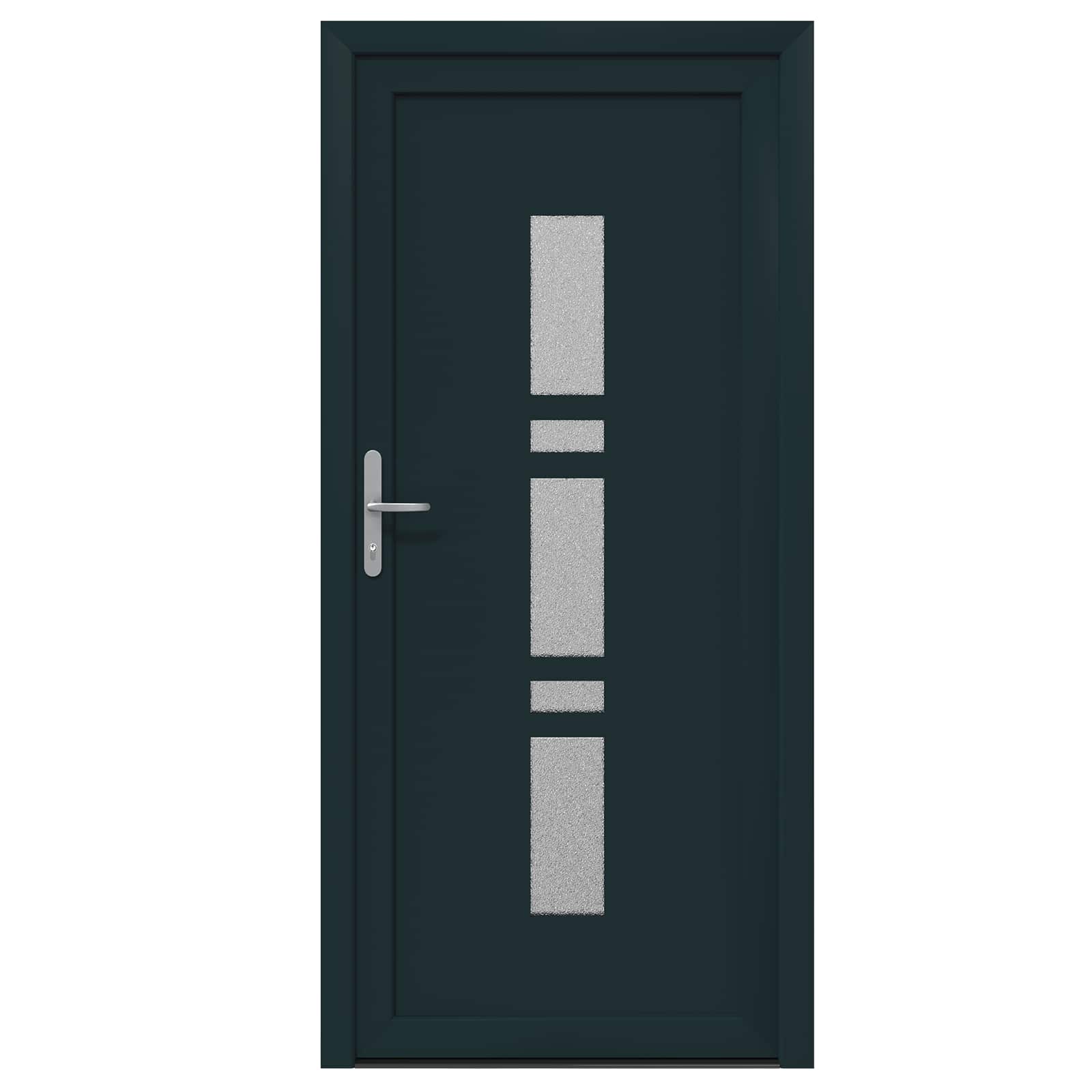 Porta Frontale Antracite 98 x 200 cm PVC | homemem39