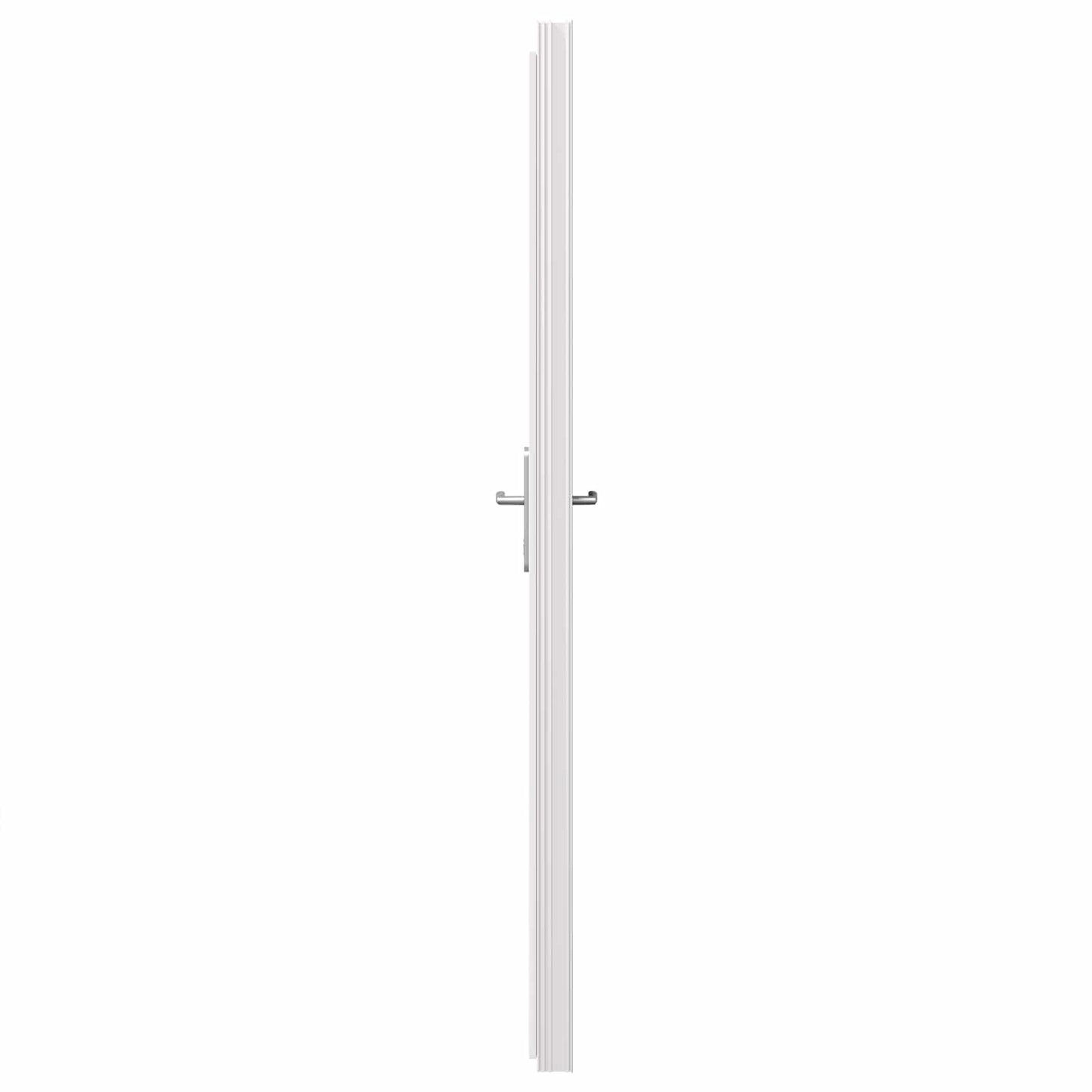 Porta d'ingresso laterale Antracite 98 x 198 cm PVC