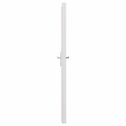 Porta d'ingresso laterale Antracite 98 x 198 cm PVC