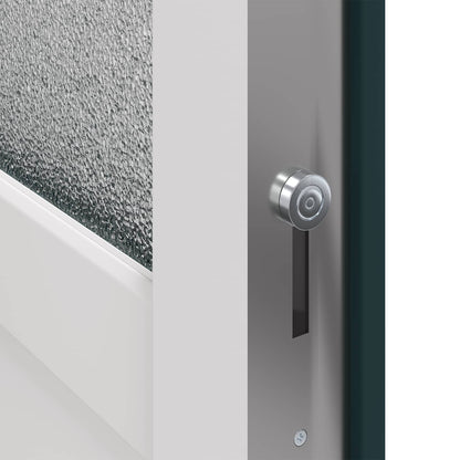 Porta d'ingresso laterale Antracite 88 x 198 cm PVC | homemem39