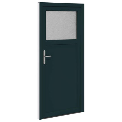 Porta d'ingresso laterale Antracite 88 x 198 cm PVC | homemem39