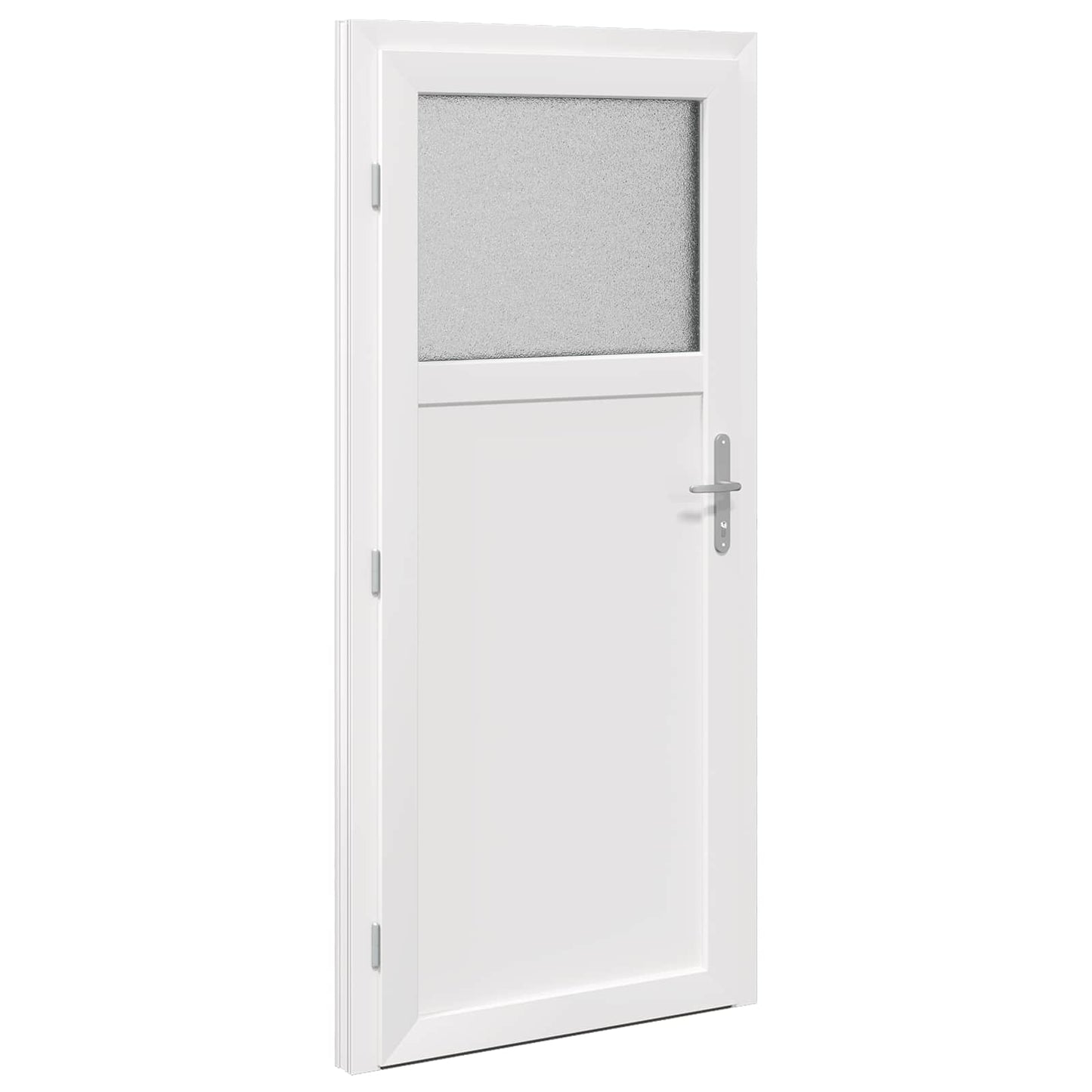 Porta d'ingresso laterale Antracite 88 x 198 cm PVC | homemem39
