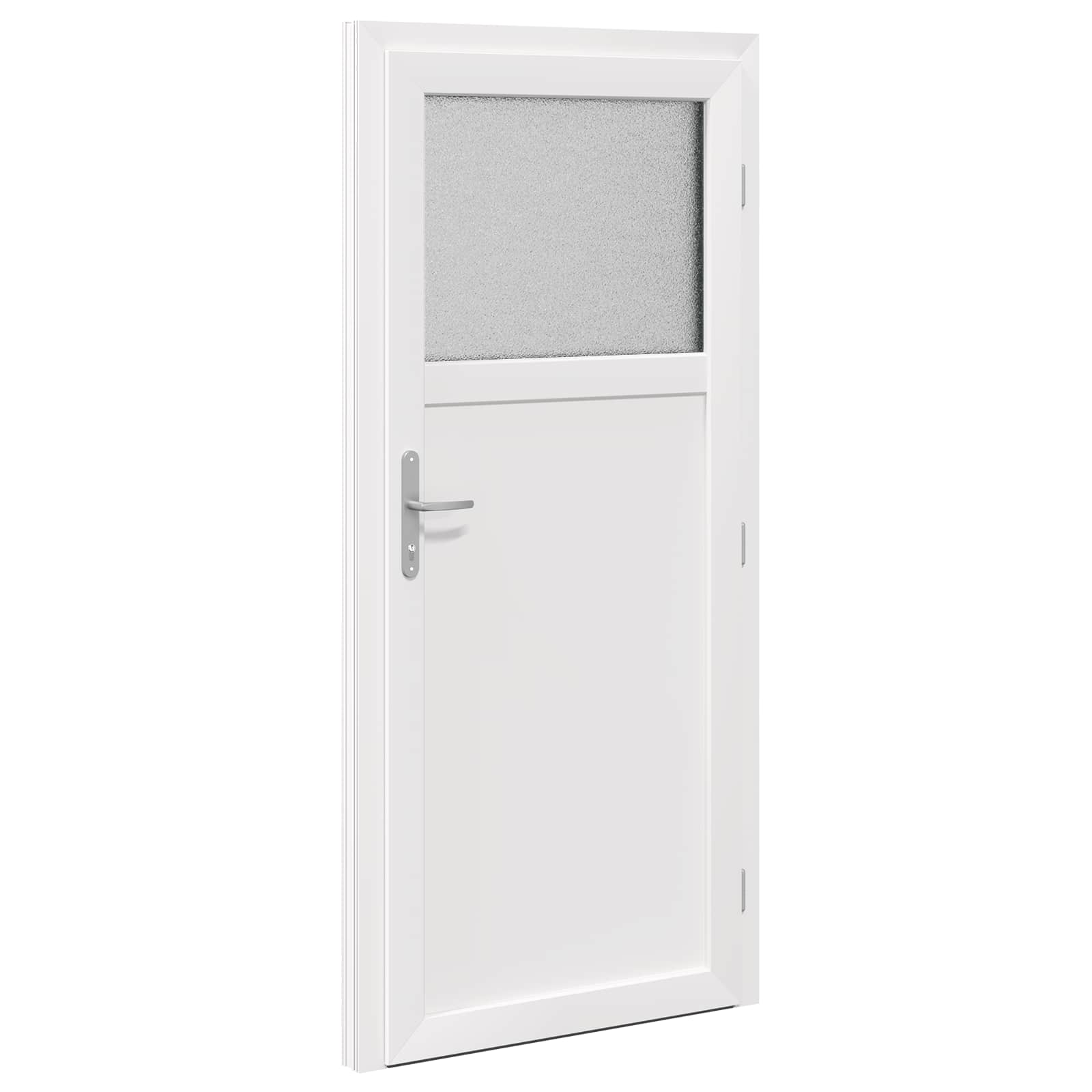 Porta d'ingresso laterale Antracite 98 x 198 cm PVC | homemem39