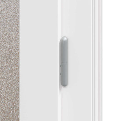 Porta d'ingresso laterale Antracite 88 x 198 cm PVC | homemem39