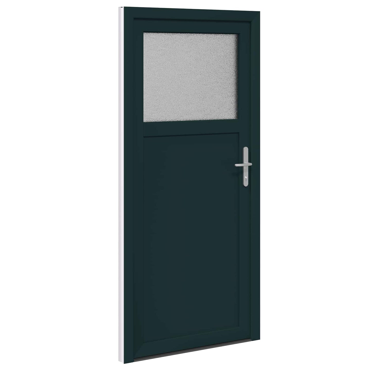 Porta d'ingresso laterale Antracite 88 x 198 cm PVC | homemem39