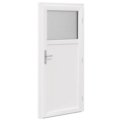 Porta d'ingresso laterale Antracite 88 x 198 cm PVC | homemem39
