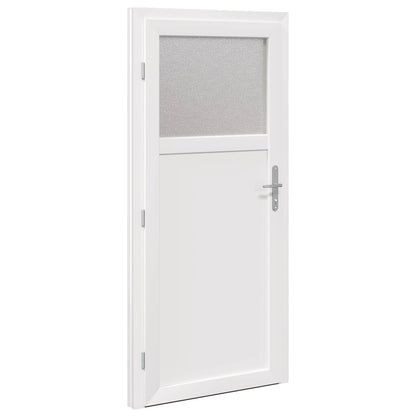 Porta d'ingresso laterale Bianco 98 x 198 cm PVC | homemem39