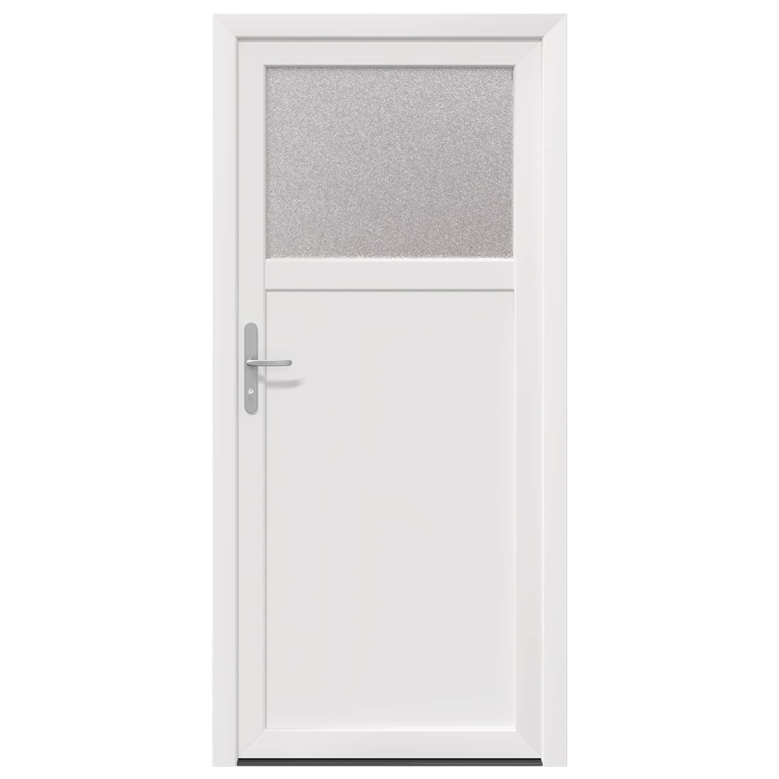 Porta d'ingresso laterale Bianco 98 x 198 cm PVC | homemem39
