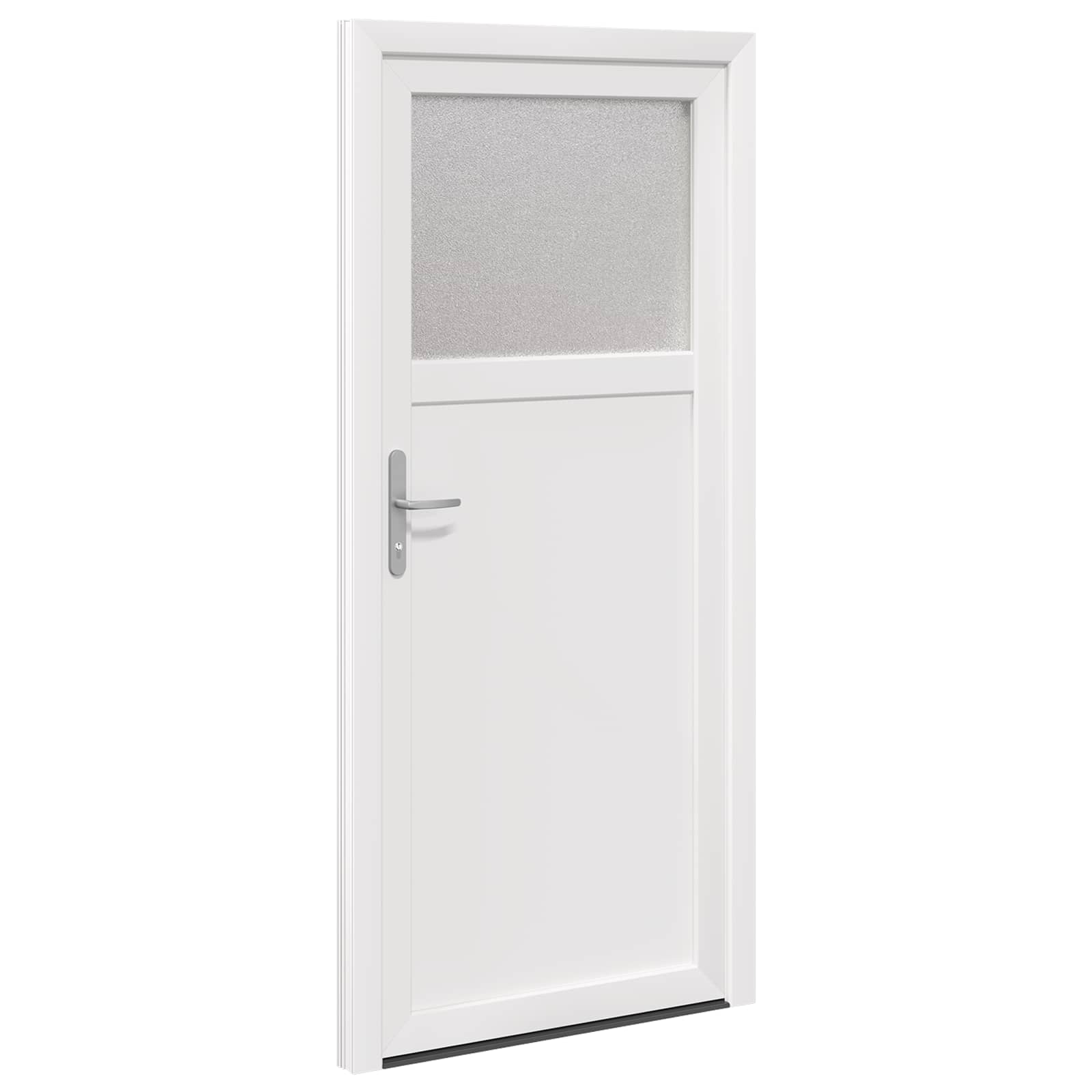 Porta d'ingresso laterale Bianco 88 x 198 cm PVC | homemem39