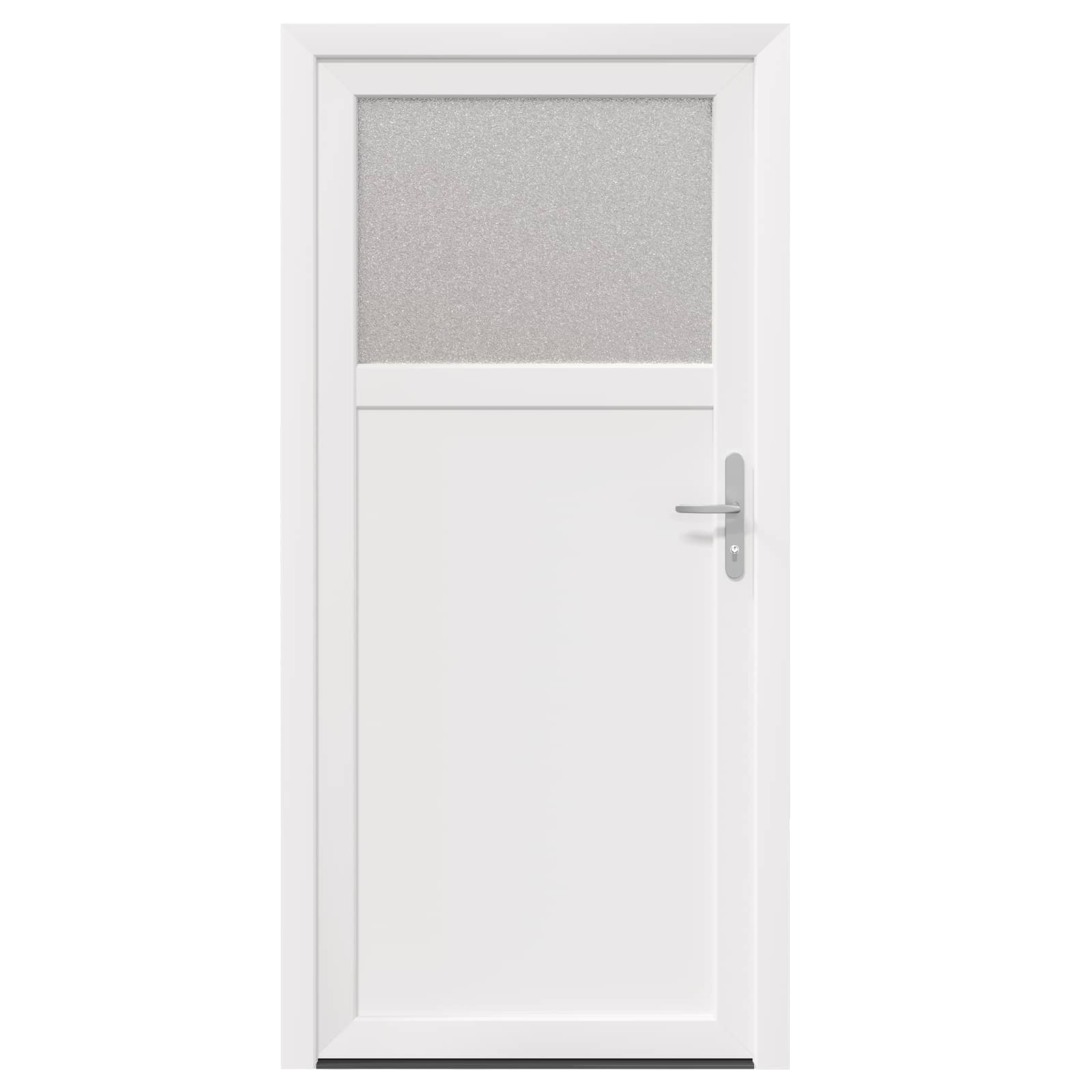 Porta d'ingresso laterale Bianco 98 x 198 cm PVC | homemem39