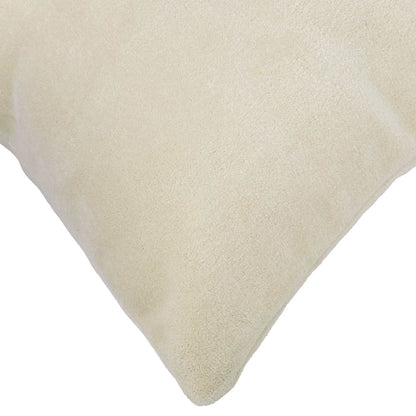 Cuscino con cuscino HEERLEN 6 pz Crema Fleece in microfibra | homemem39