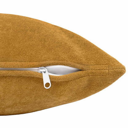 Cuscino con cuscino HEERLEN 6 pz Giallo Fleece in microfibra | homemem39