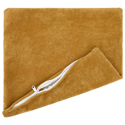 Cuscino con cuscino HEERLEN 6 pz Giallo Fleece in microfibra | homemem39