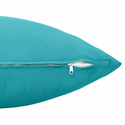 Cuscino con cuscino HEERLEN 2 pz Turchese Poliestere