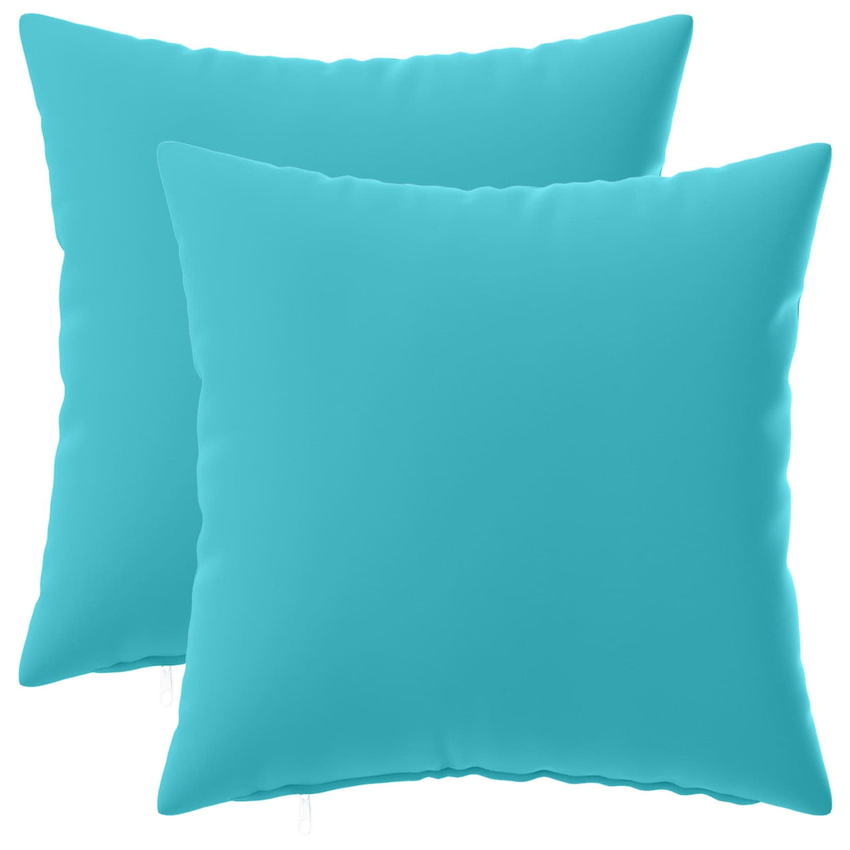 Cuscino con cuscino HEERLEN 2 pz Turchese Poliestere