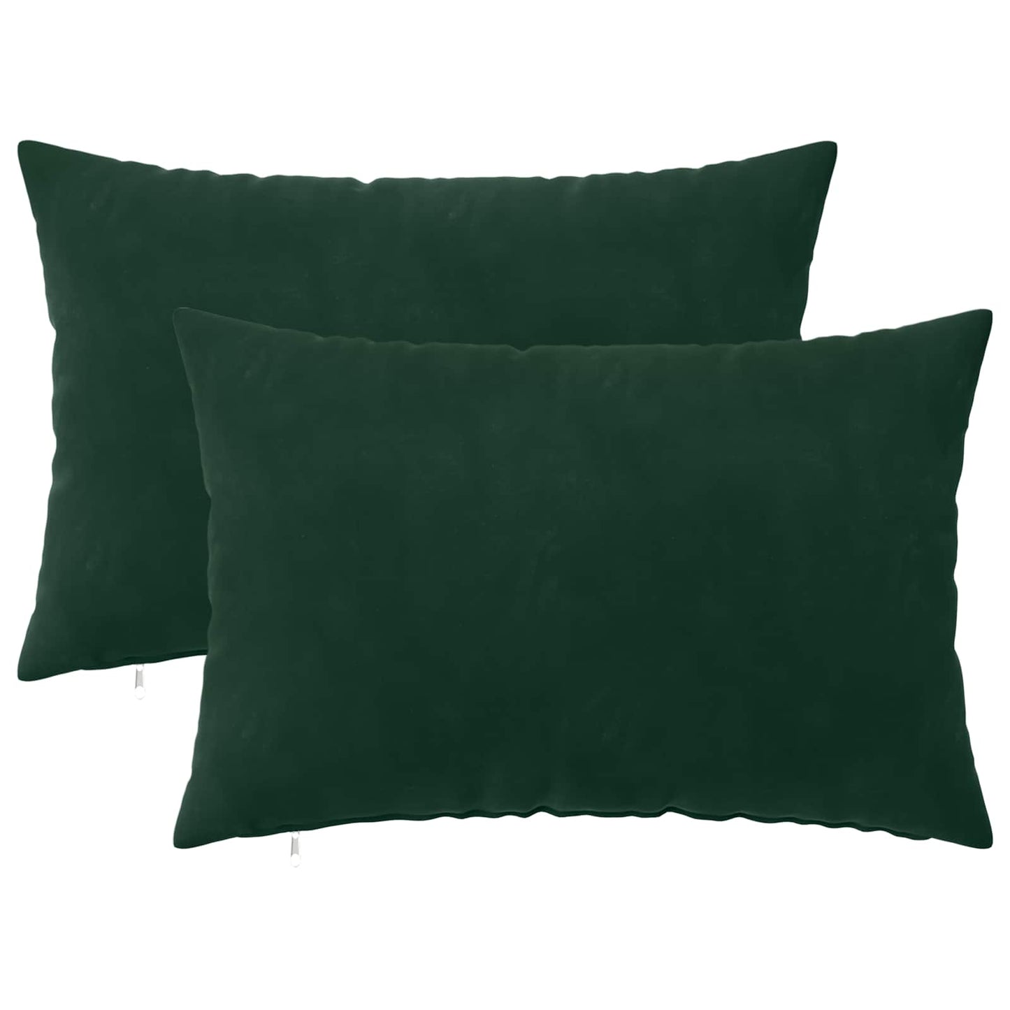 Cuscino con cuscino HEERLEN 2 pz Verde Scuro Velluto | homemem39