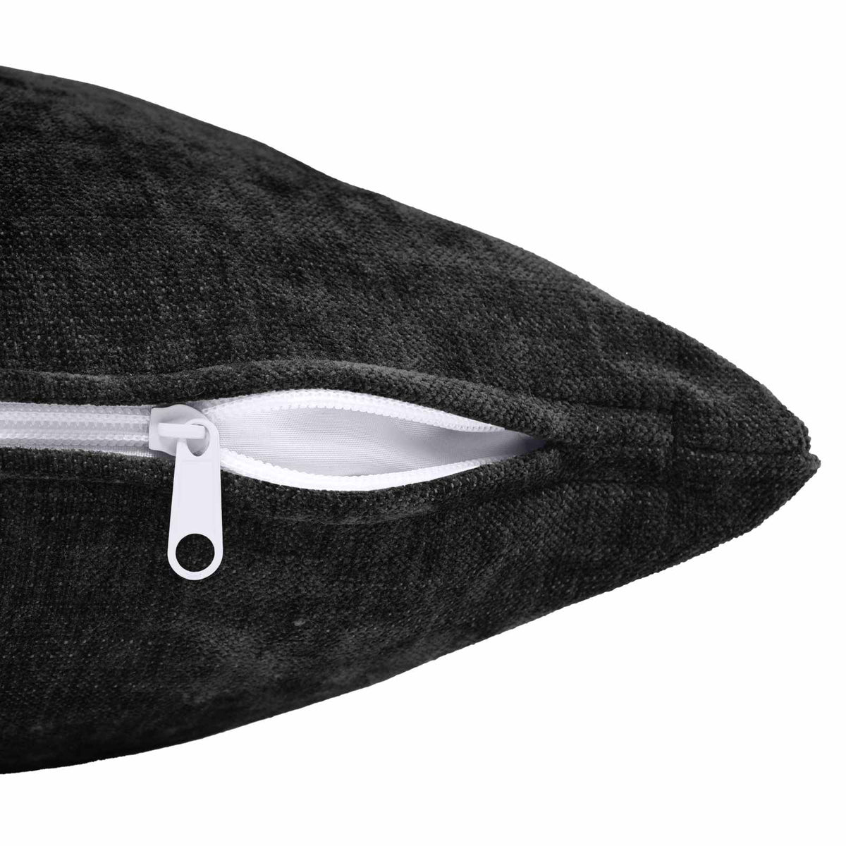 Cuscino 2 pz HEERLEN Antracite 30 x 50 cm Tessuto Chenille | homemem39
