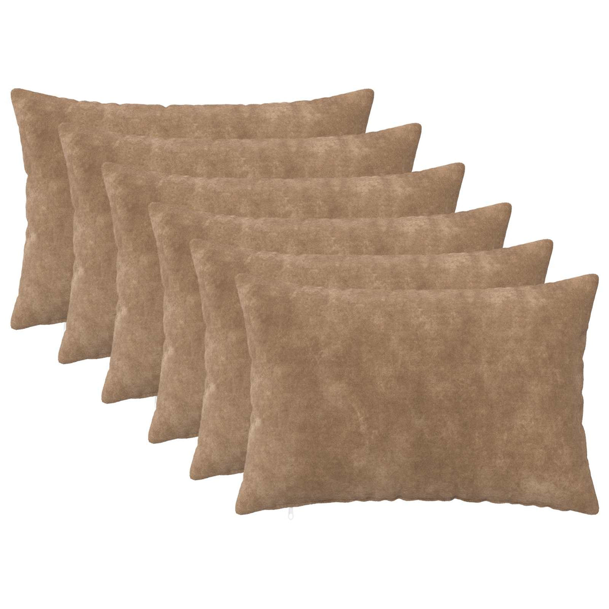 Cuscino con cuscino HEERLEN 6 pz Tortora Fleece in microfibra | homemem39