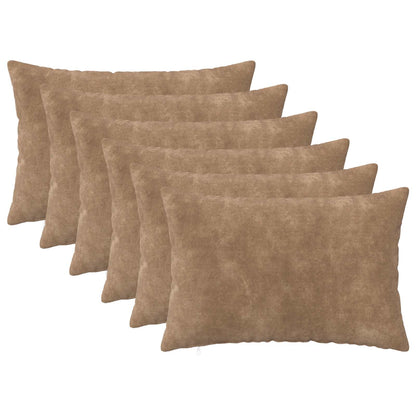 Cuscino con cuscino HEERLEN 6 pz Tortora Fleece in microfibra | homemem39