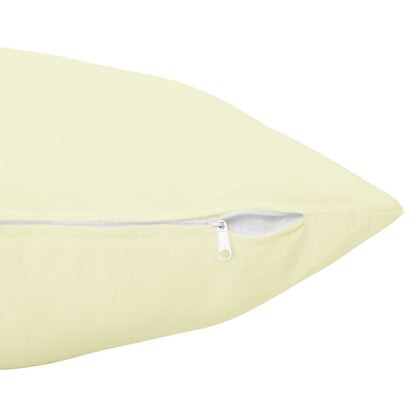 Cuscino con cuscino HEERLEN 2 pz Crema Poliestere
