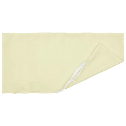 Cuscino con cuscino HEERLEN 2 pz Crema Poliestere