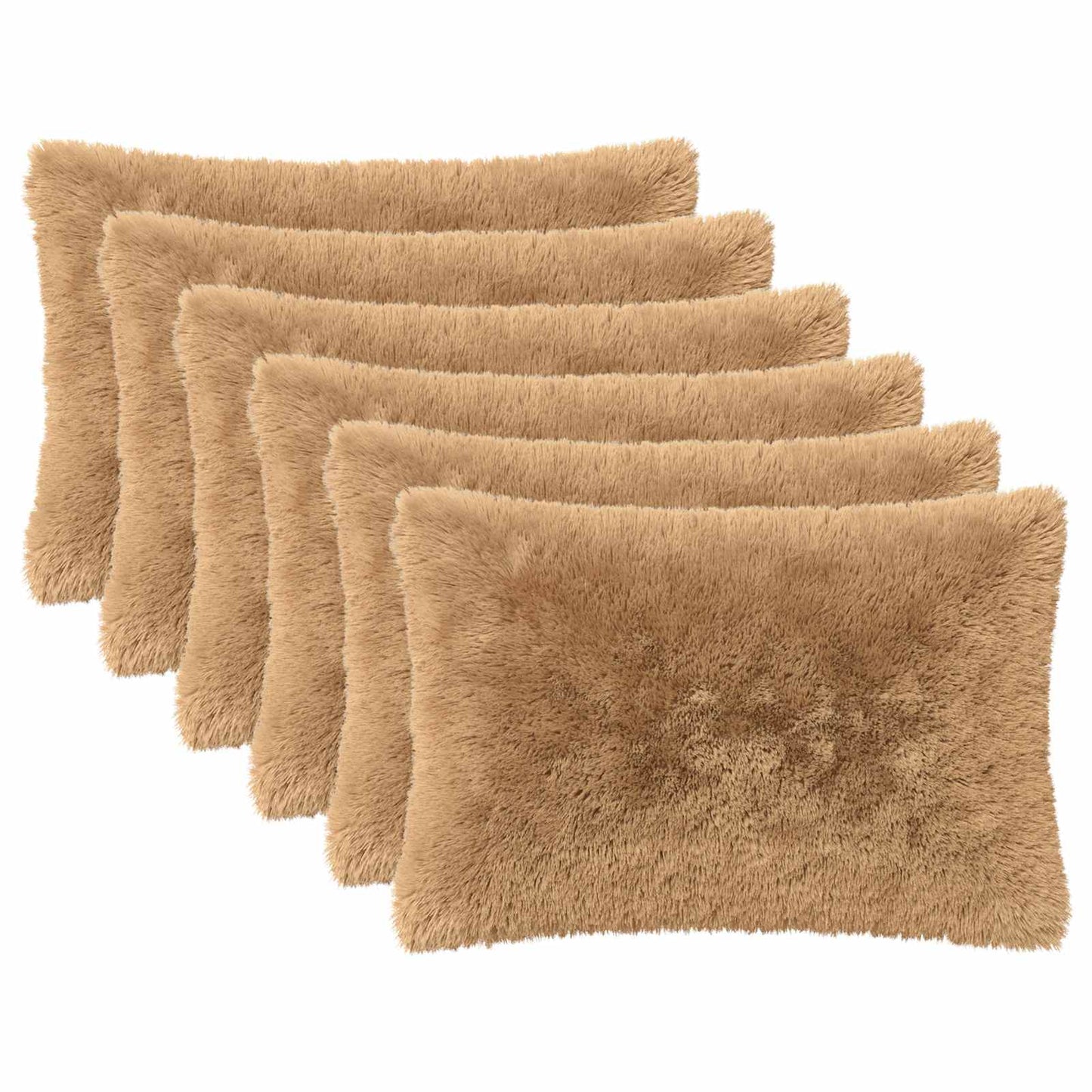 Cuscino con cuscino HEERLEN 2 pz Tortora Fleece PV | homemem39