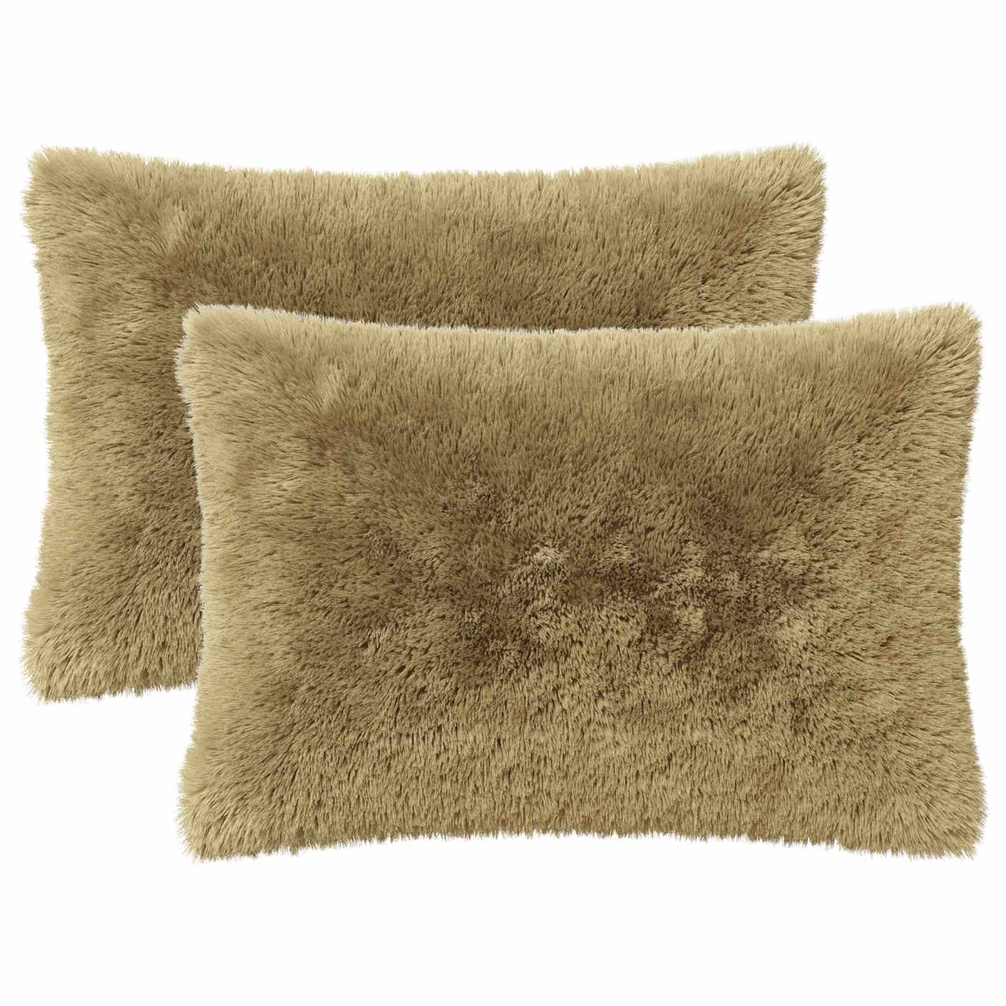 Cuscino con cuscino HEERLEN 6 pz Grigio Chiaro Fleece PV | homemem39