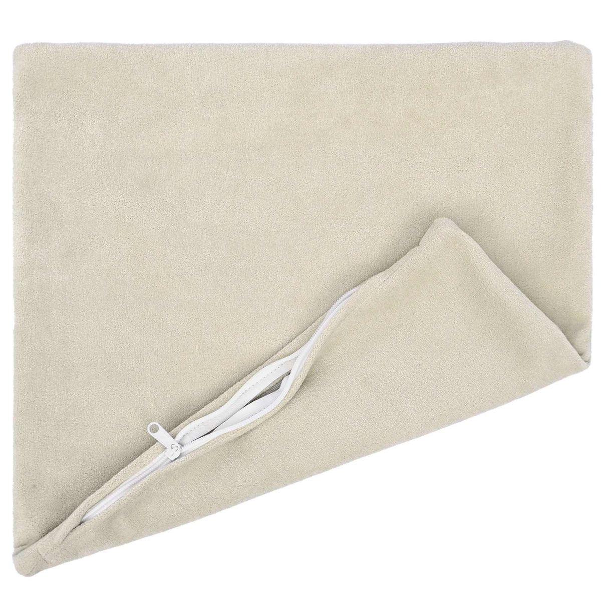 Cuscino 6 pz HEERLEN Crema 35 x 35 cm Fleece in microfibra