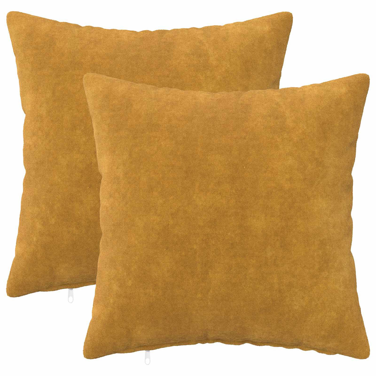 Cuscino con cuscino HEERLEN 2 pz Giallo Fleece in microfibra | homemem39