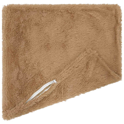 Cuscino con cuscino HEERLEN 6 pz Tortora Fleece PV | homemem39