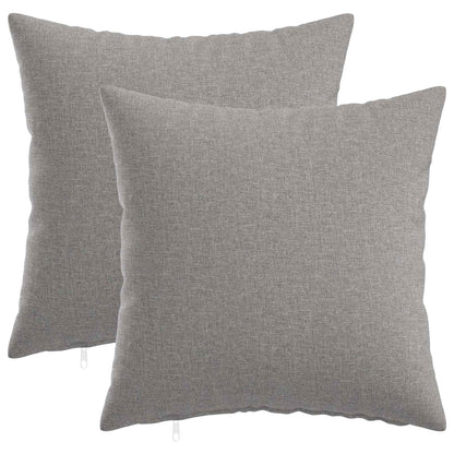 Cuscino con cuscino HEERLEN 2 pz Grigio Nuvola Tessuto
