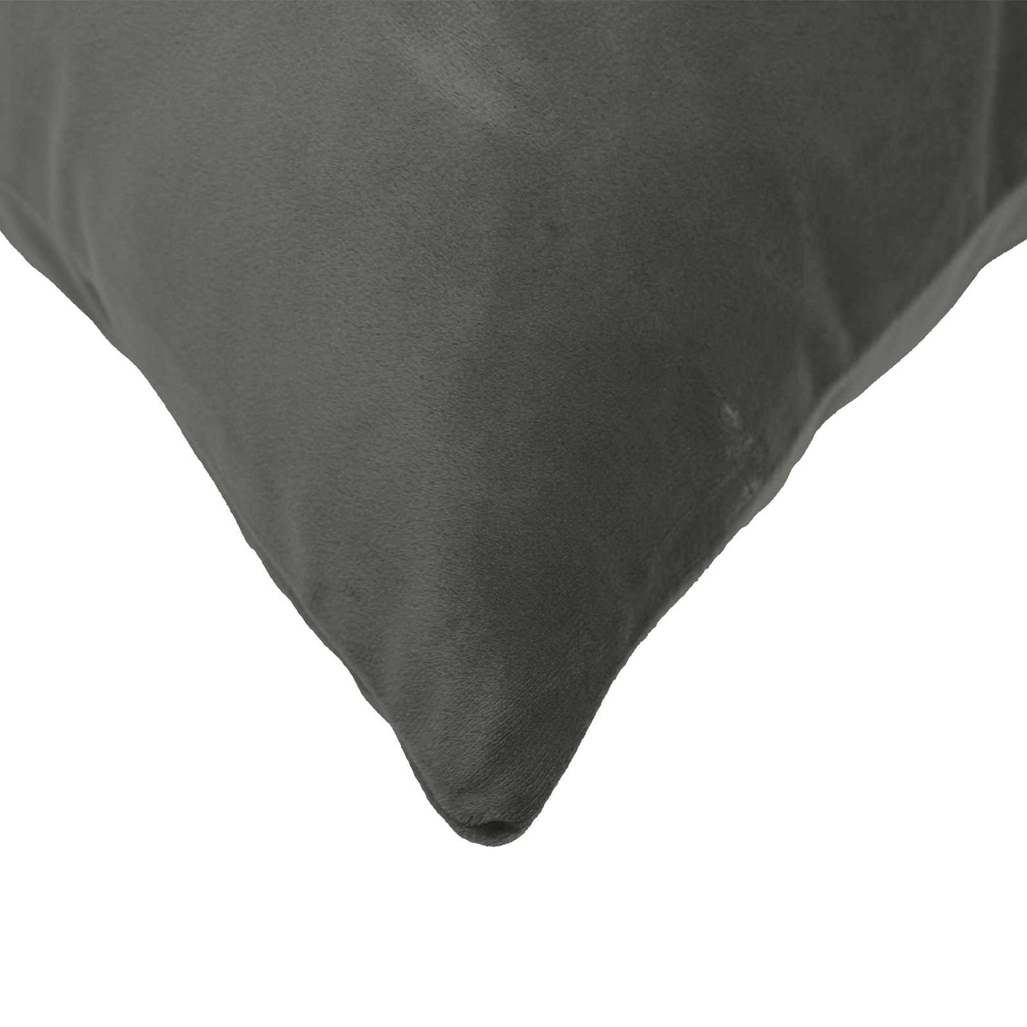 Cuscino con cuscino HEERLEN 12 pz Grigio Scuro Velluto | homemem39